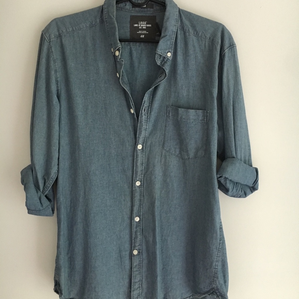 Long Sleeve Denim Shirt